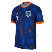 Echipament fotbal Olanda Xavi Simons #7 Tricou Deplasare European 2024 maneca scurta